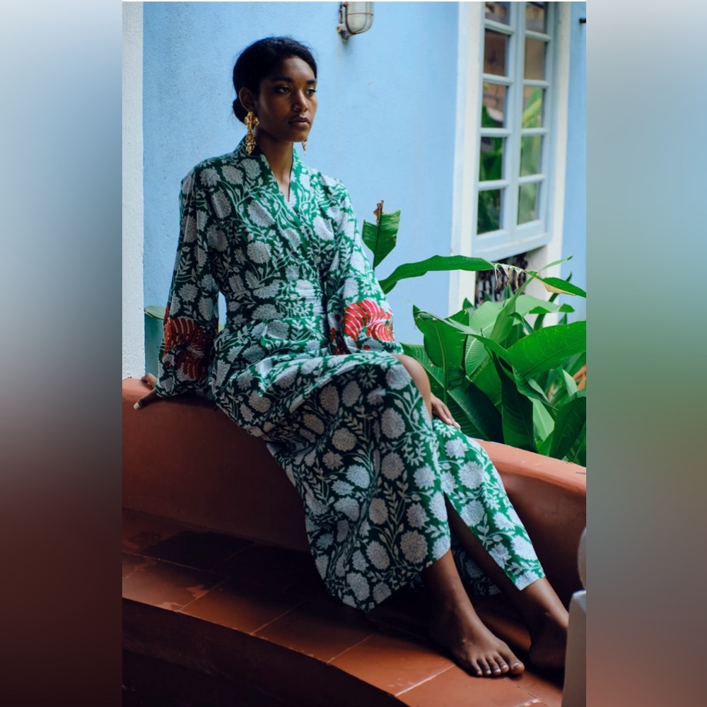 KLEED, Emerald Kandy Kimono, Size M/L